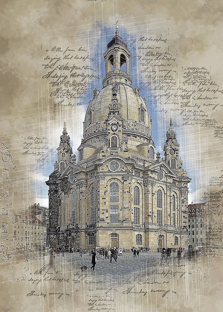 The Dresden Frauenkirche in 3D printing